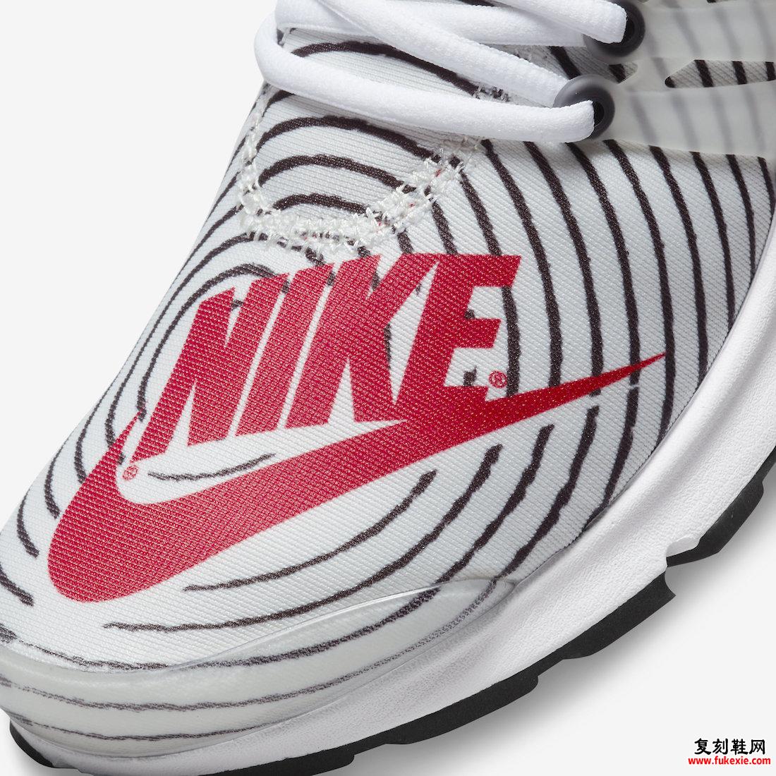 Nike Air Presto 白色 黑色 红色 CT3550-101 发布日期
