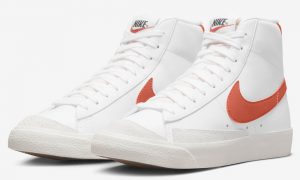Nike Blazer Mid 77 White Orange DZ4408-100 发布日期