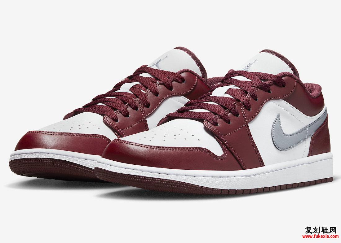 Air Jordan 1 Low Bordeaux 553558-615 发布日期