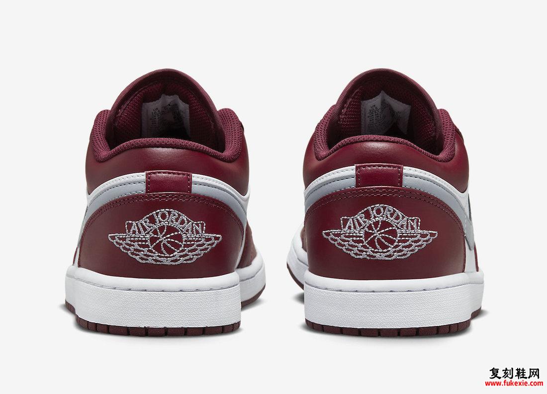 Air Jordan 1 Low Bordeaux 553558-615 发布日期