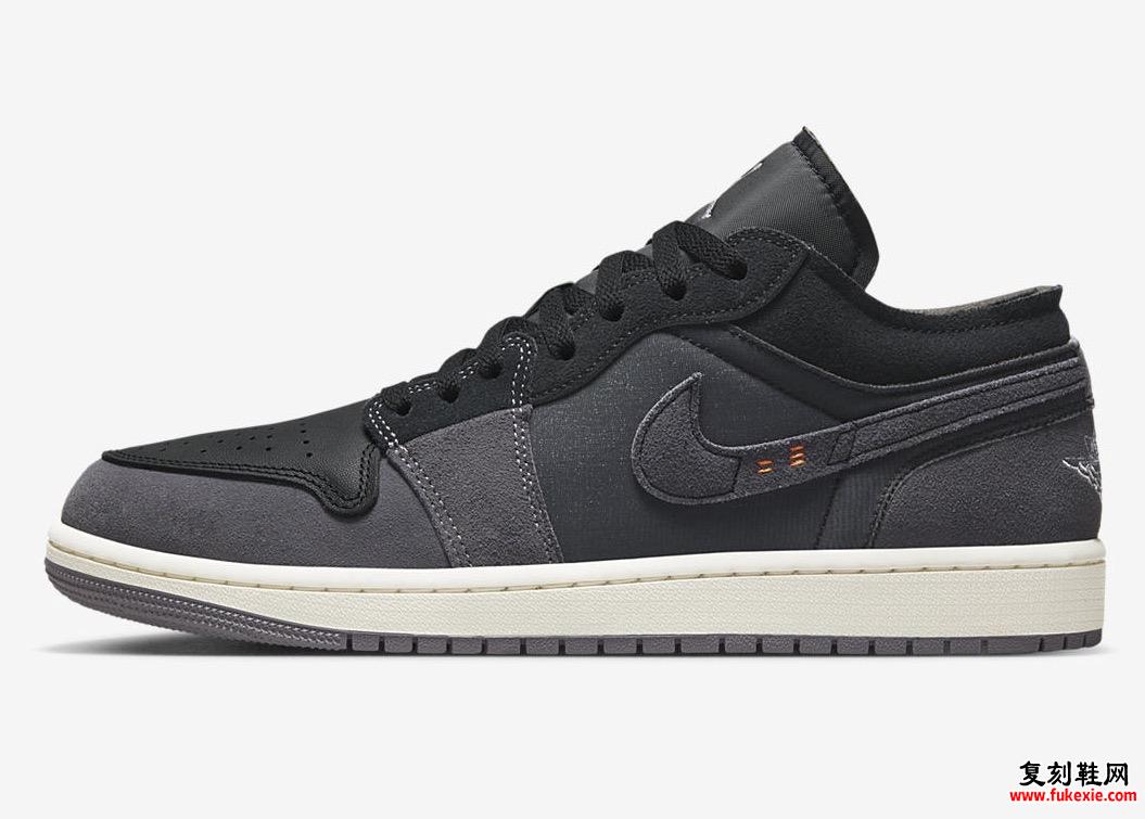 Air Jordan 1 Low Inside Out 黑色 DN1635-001 发布日期