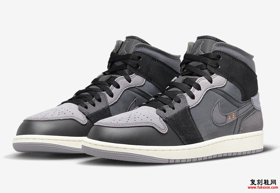 Air Jordan 1 Mid Inside Out 黑色 DM9652-001 发布日期