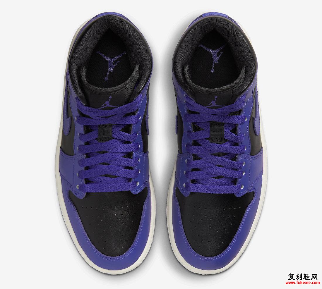 Air Jordan 1 Mid Purple Black BQ6472-051 发布日期