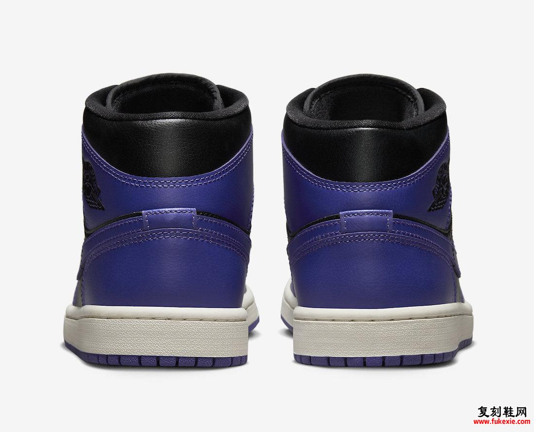 Air Jordan 1 Mid Purple Black BQ6472-051 发布日期