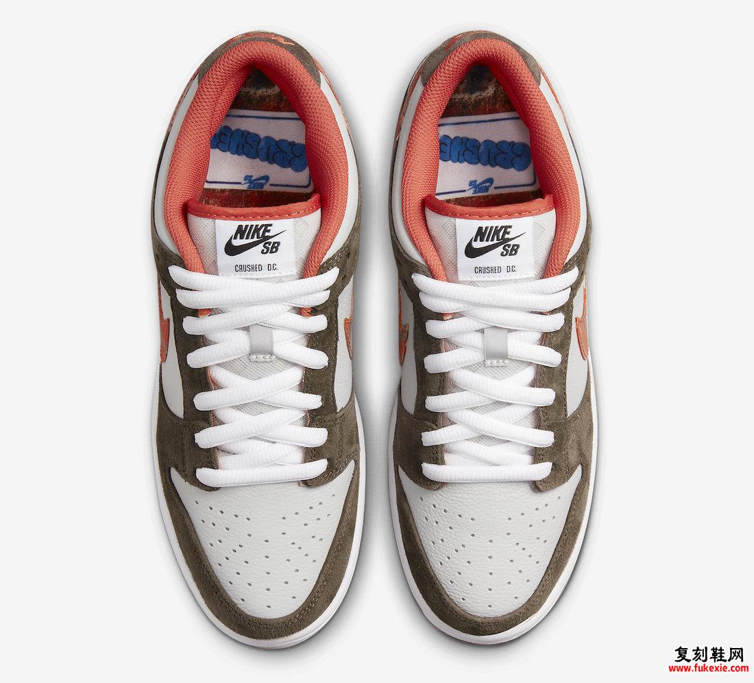 Crushed DC Nike SB Dunk Low DH7782-001 发布日期