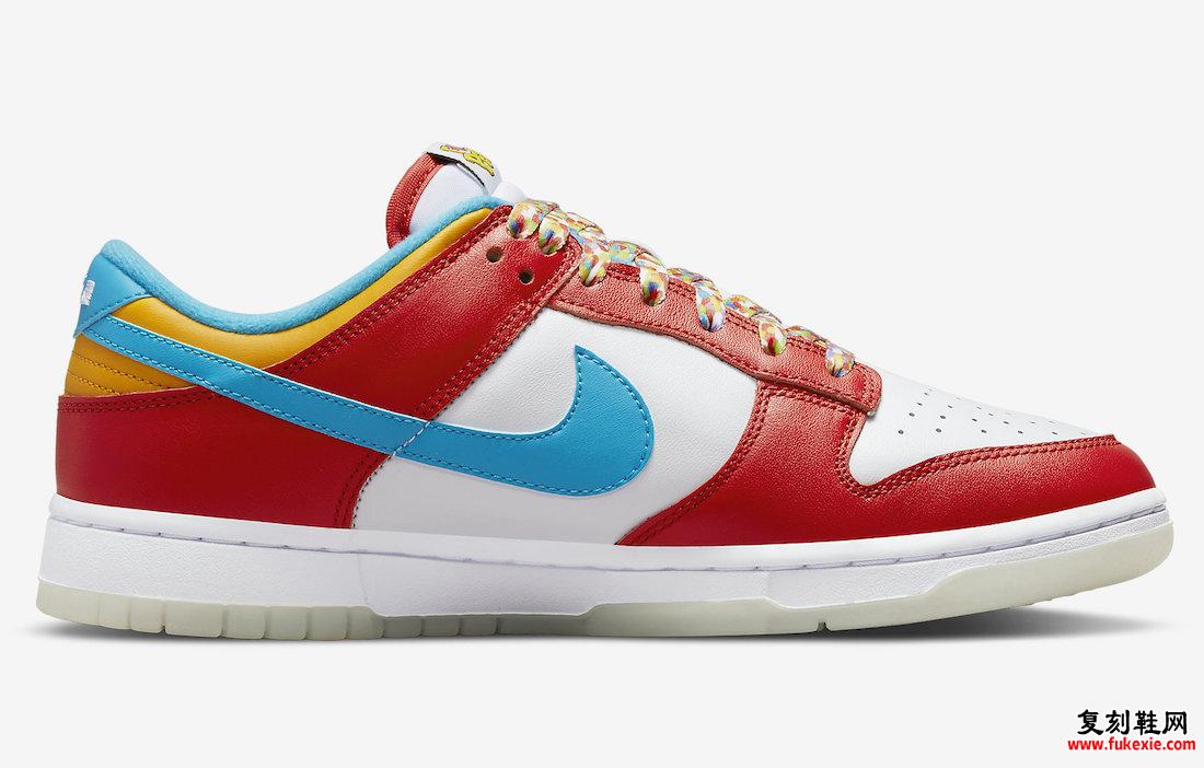 勒布朗·詹姆斯 Nike Dunk Low Fruity Pebbles DH8009-600 发布日期