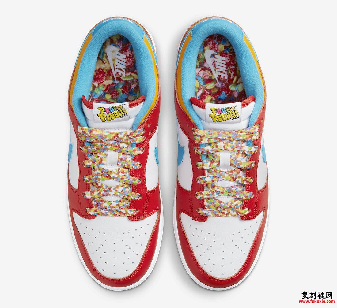 勒布朗·詹姆斯 Nike Dunk Low Fruity Pebbles DH8009-600 发布日期