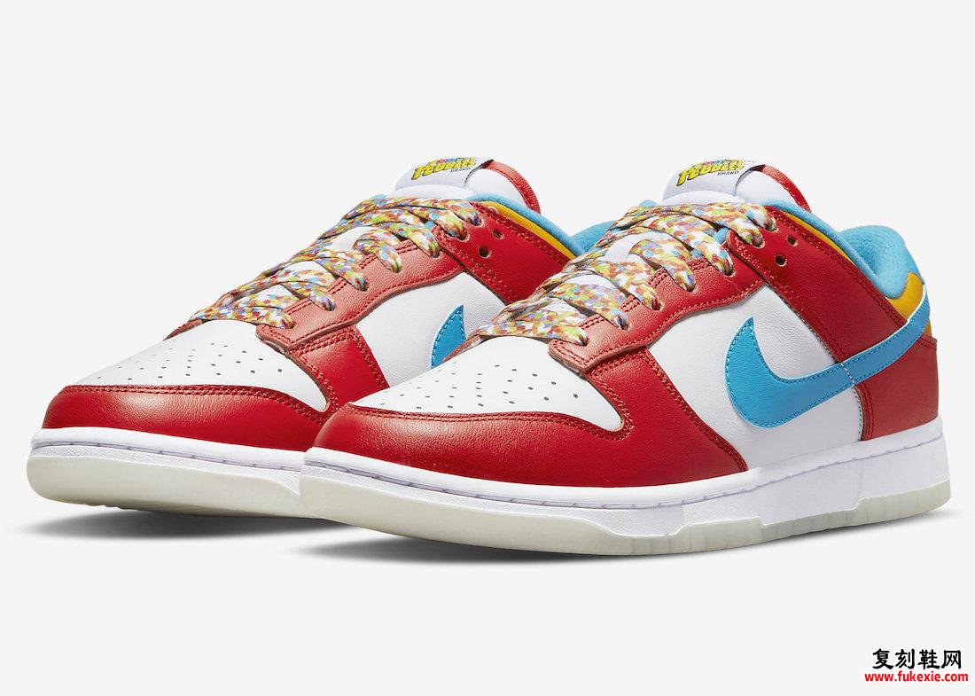 勒布朗·詹姆斯 Nike Dunk Low Fruity Pebbles DH8009-600 发布日期