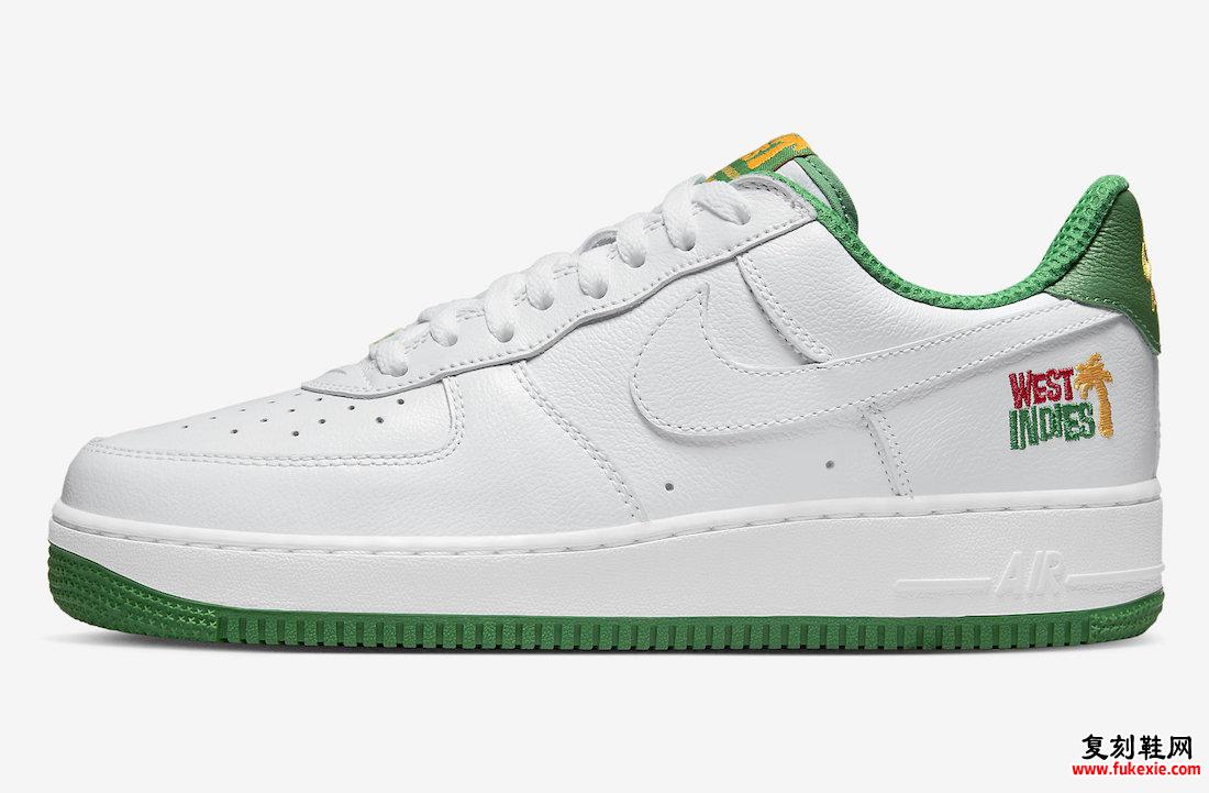 Nike Air Force 1 Low West Indies 2022 DX1156-100 发布日期