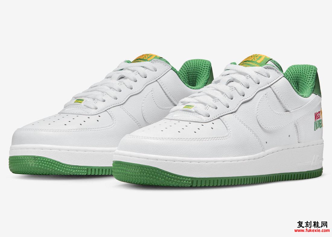 Nike Air Force 1 Low West Indies 2022 DX1156-100 发布日期