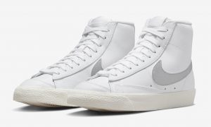 Nike Blazer Mid White Metallic Silver DQ7574-100 发布日期