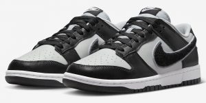 Nike Dunk Low Chenille Swoosh Grey Black DQ7683-001 发布日期