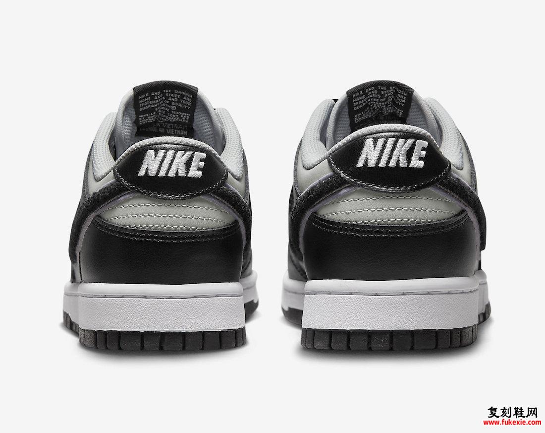 Nike Dunk Low Chenille Swoosh Grey Black DQ7683-001 发布日期