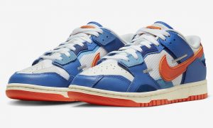 Nike Dunk Low Scrap 白色 蓝色 橙色 DM0128-100 发布日期