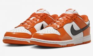 Nike Dunk Low White Orange Black Patent DJ9955-800 发布日期