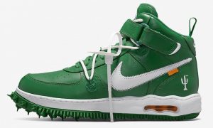 Off-White x Nike Air Force 1 Mid Pine Green DR0500-300 发售日期 价格