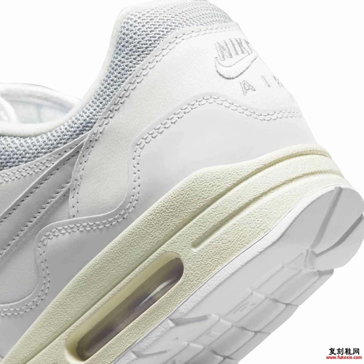 Patta Nike Air Max 1 白色灰色 DQ0299-100 发布日期