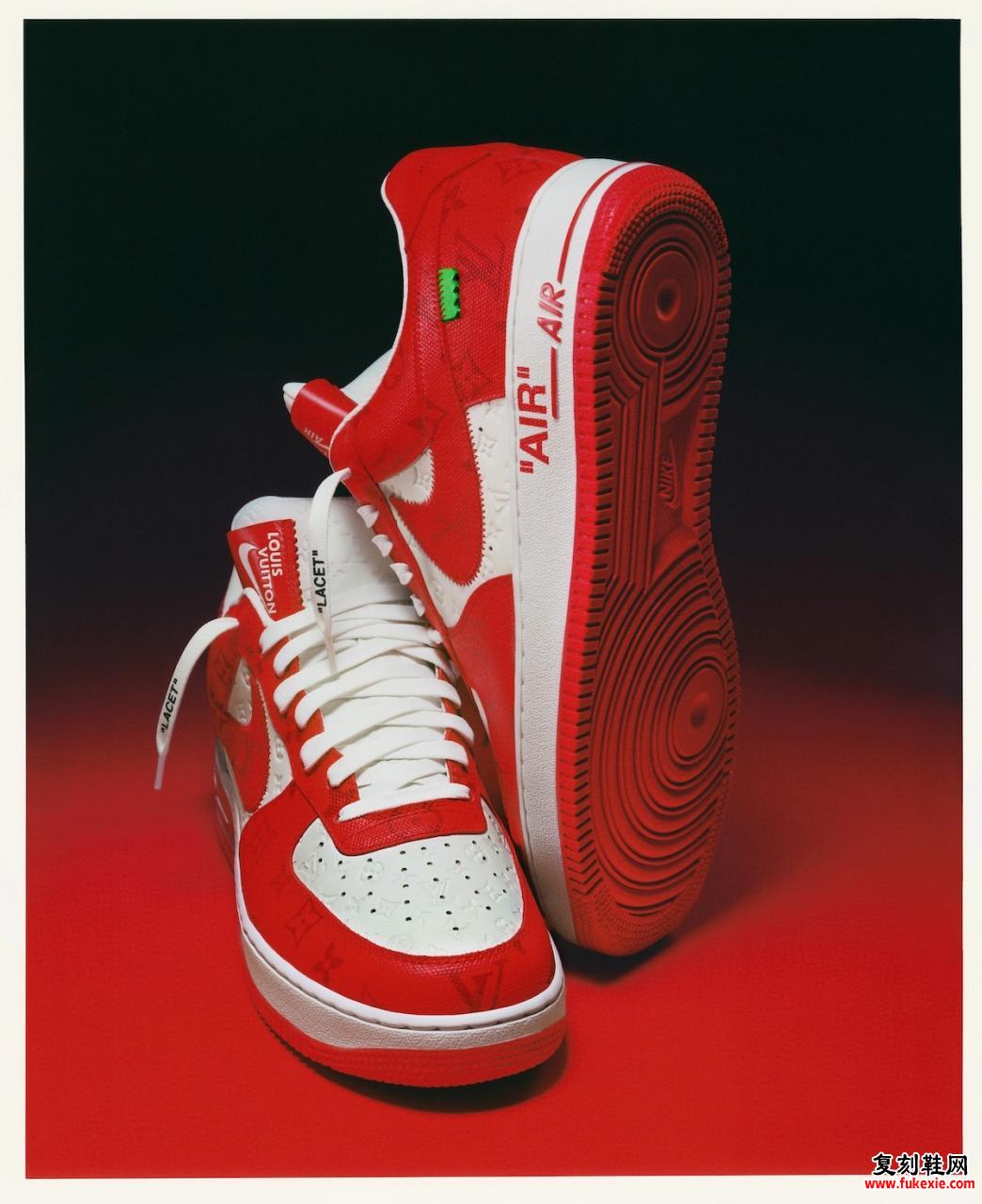 Virgil Abloh Louis Vuitton Nike Air Force 1 展览