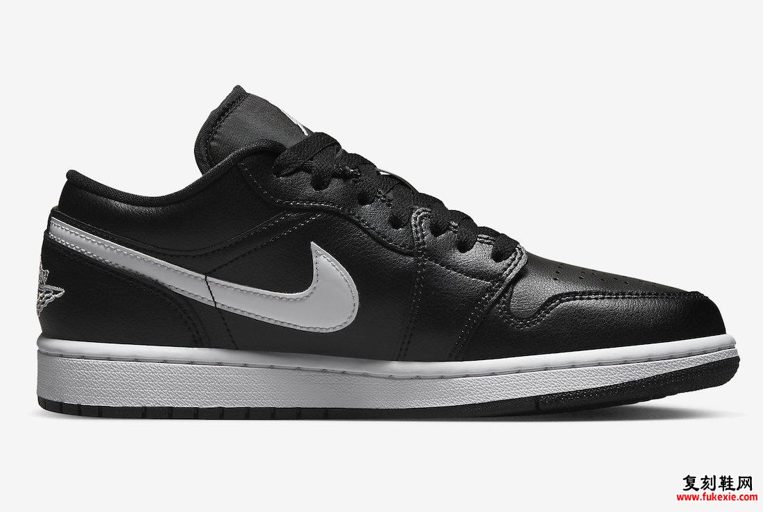 Air Jordan 1 Low Black White DV0990-001 发布日期