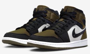 Air Jordan 1 Mid Olive Toe DV0427-301 发布日期