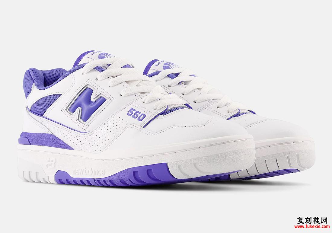 New Balance 550 白色紫色 BBW550WB 发布日期