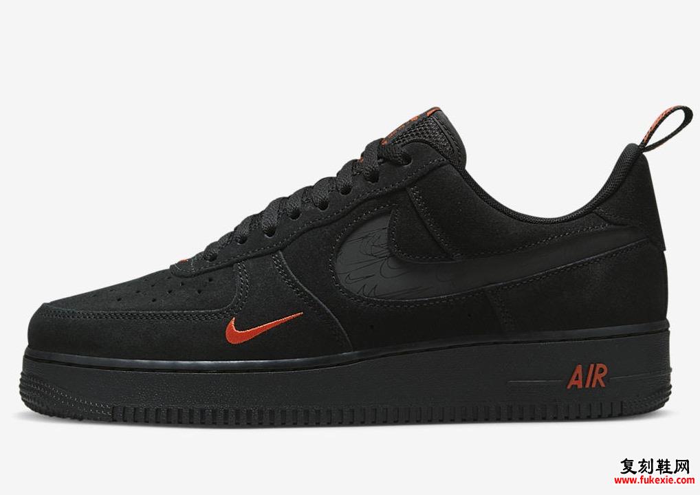 Nike Air Force 1 Low 黑橙 DZ4514-001 发布日期