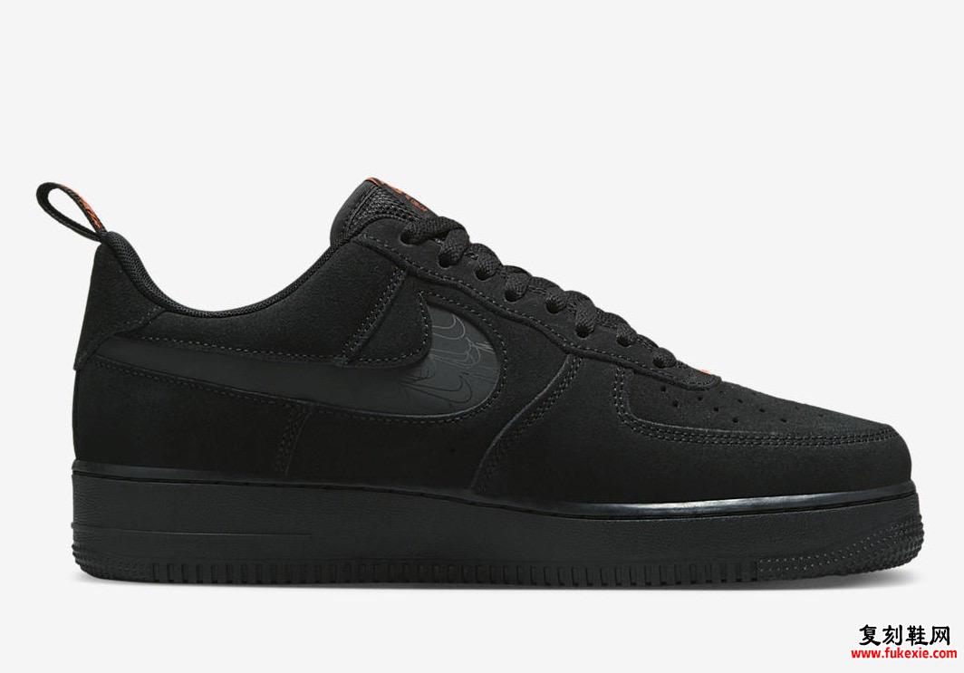 Nike Air Force 1 Low 黑橙 DZ4514-001 发布日期