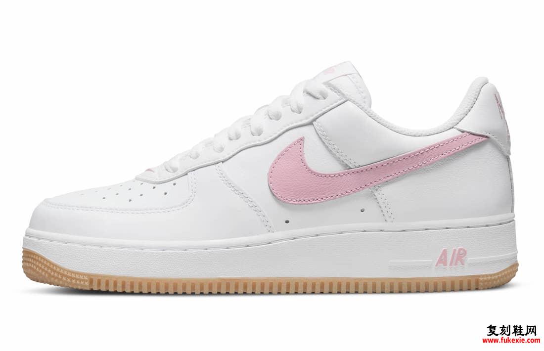 Nike Air Force 1 since 82 White Pink Gum DM0576-101 发布日期