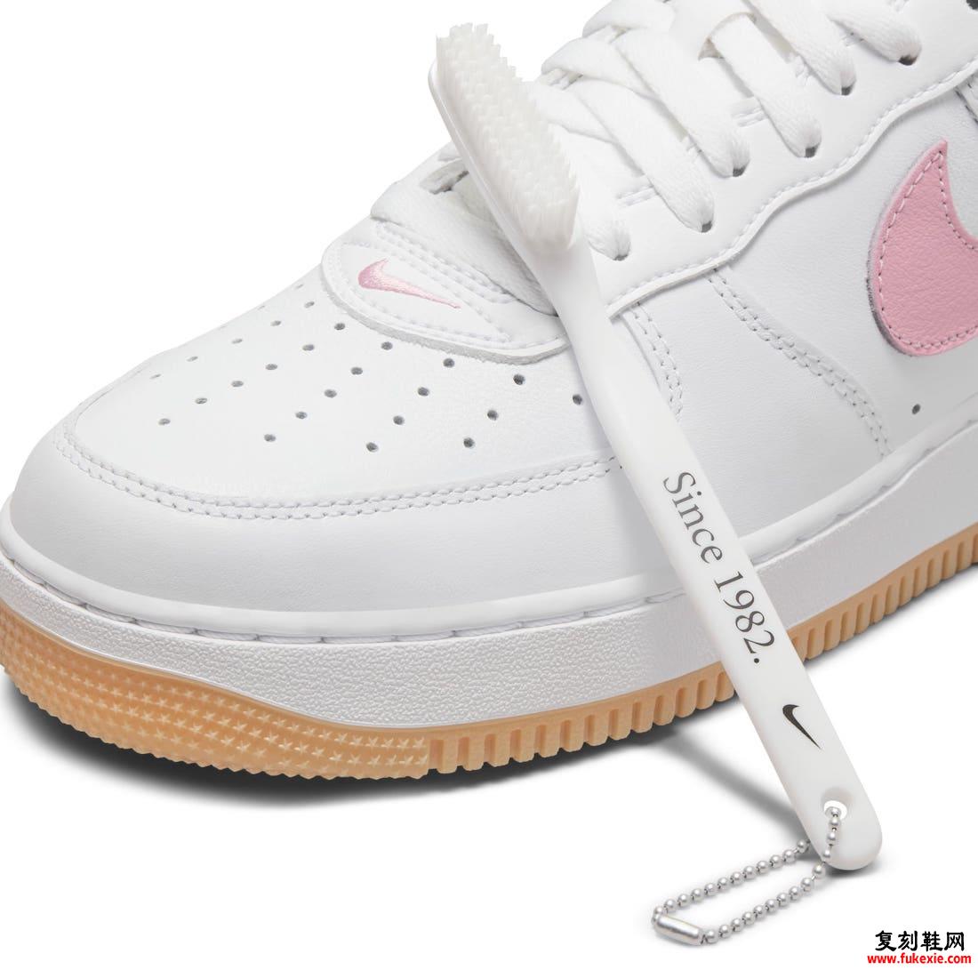 Nike Air Force 1 since 82 White Pink Gum DM0576-101 发布日期