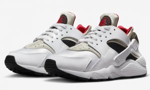 Nike Air Huarache 白色 黑色 红色 DV6018-100 发布日期