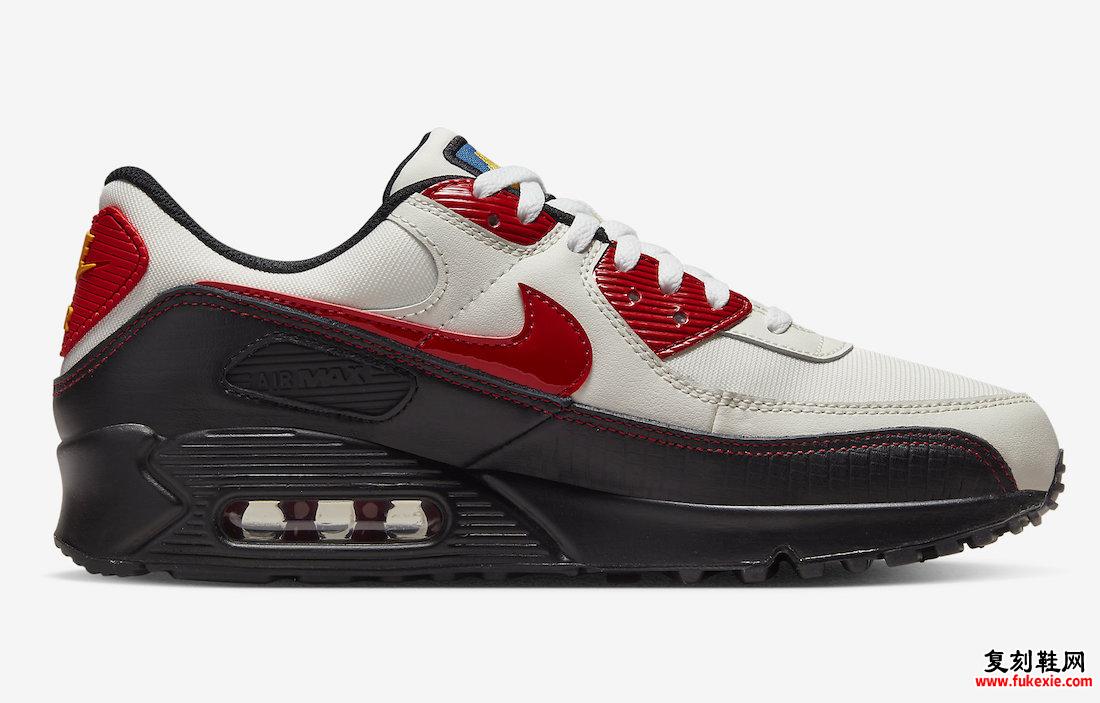 Nike Air Max 90 SE Sail University Red DX3276-133 发布日期