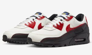 Nike Air Max 90 SE Sail University Red DX3276-133 发布日期