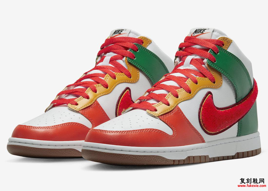 Nike Dunk High Chenille Swoosh DR8805-100 发布日期