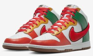 Nike Dunk High Chenille Swoosh DR8805-100 发布日期