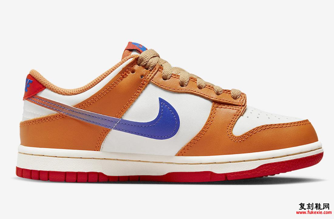 Nike Dunk Low GS Hot Curry Sail DH9765-101 发布日期