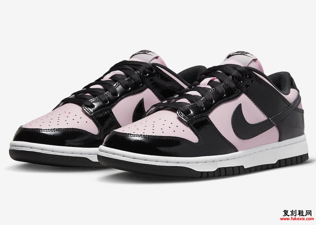 Nike Dunk Low Pink Black Patent DJ9955-600 发布日期