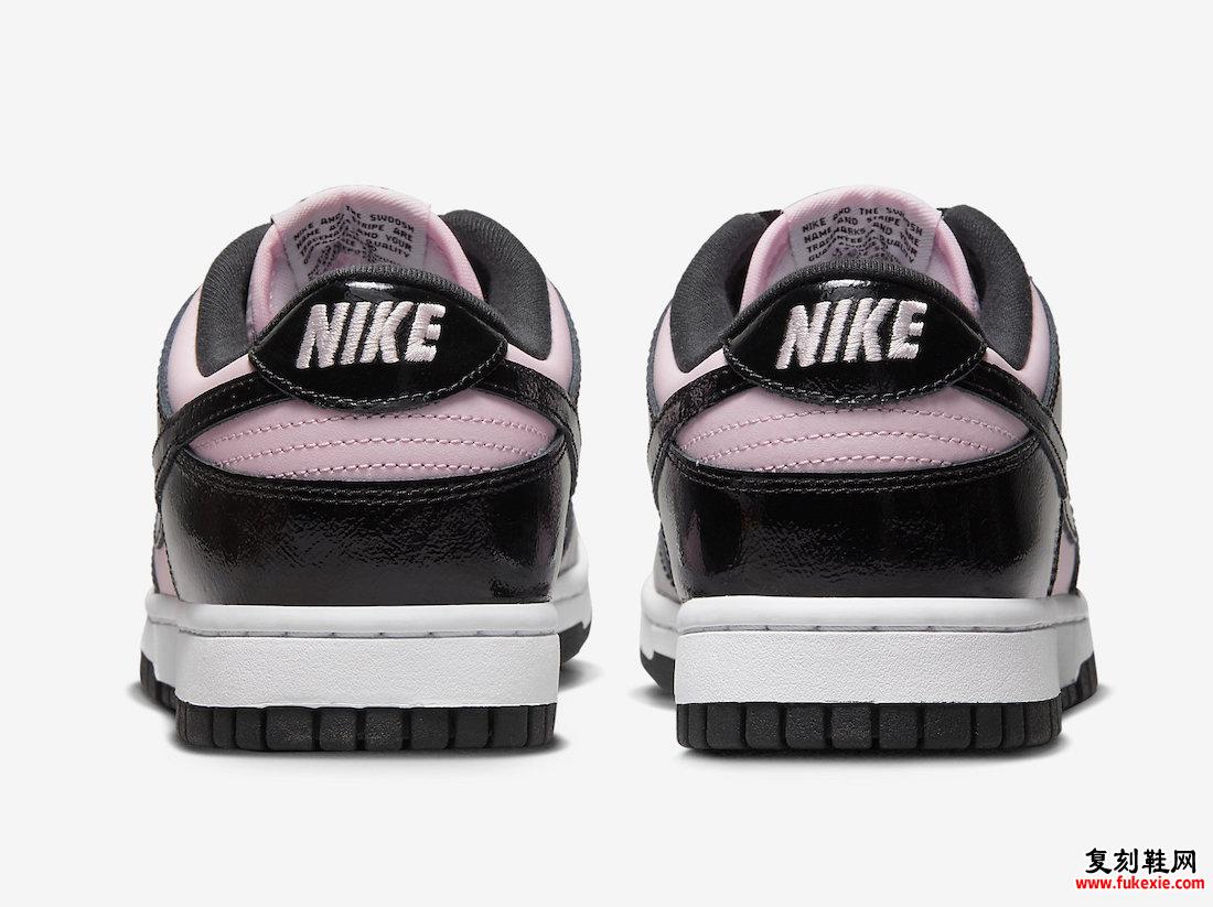 Nike Dunk Low Pink Black Patent DJ9955-600 发布日期