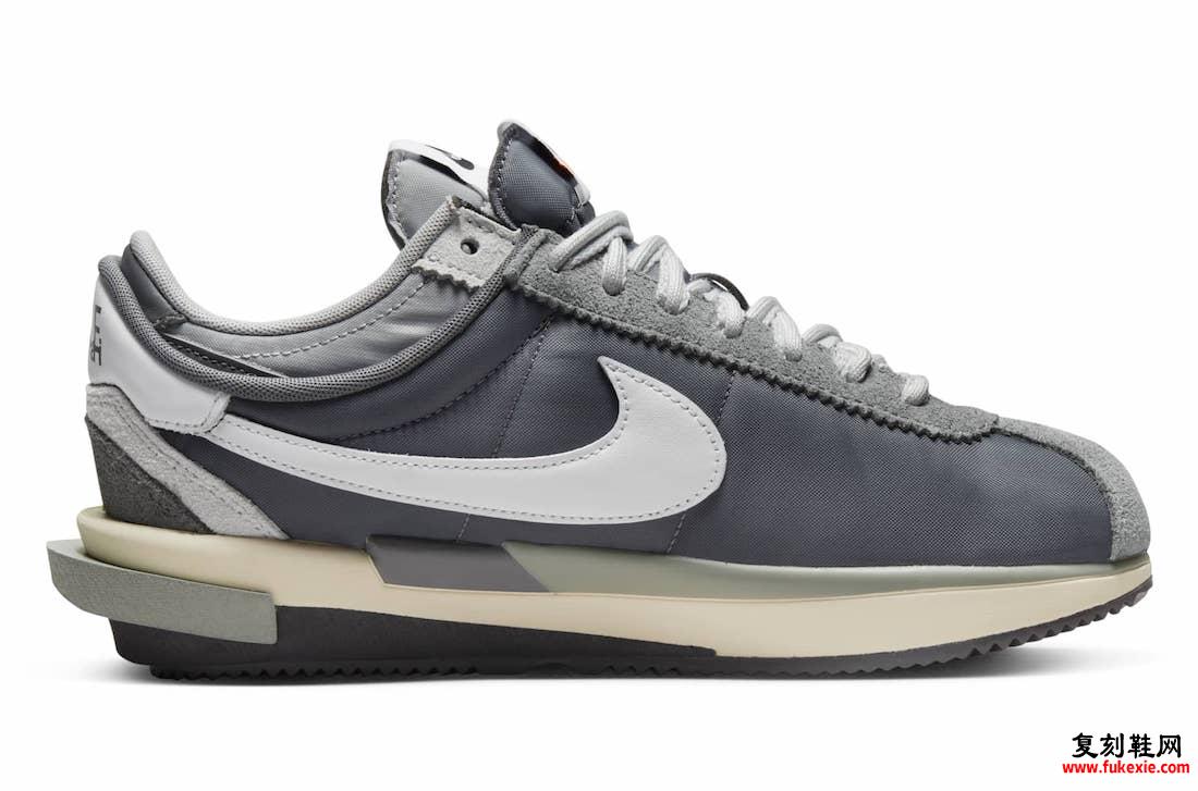 Sacai Nike Cortez Grey DQ0581-001 发布日期