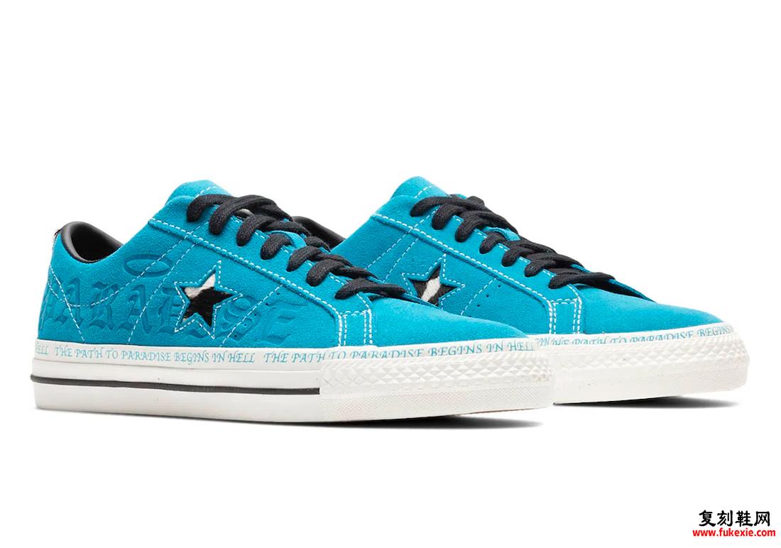 Sean Pablo Converse One Star Pro Ox Rapid Teal 73215C 发布日期