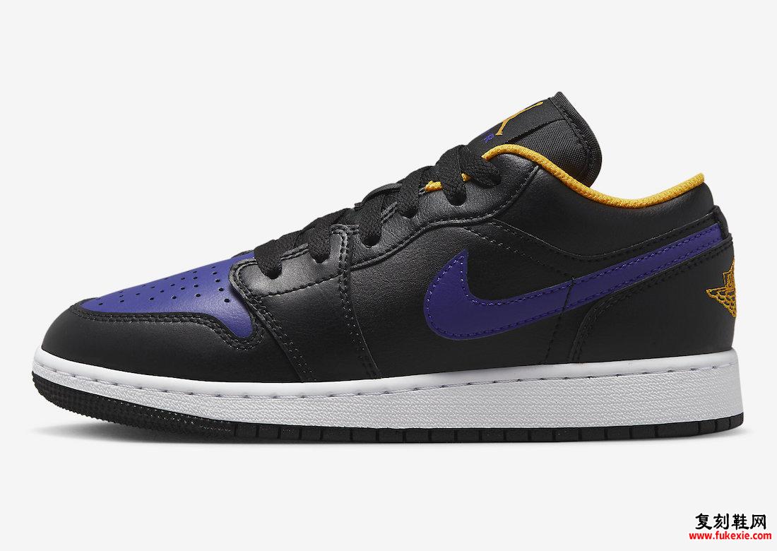 Air Jordan 1 Low Lakers 553560-075 发布日期