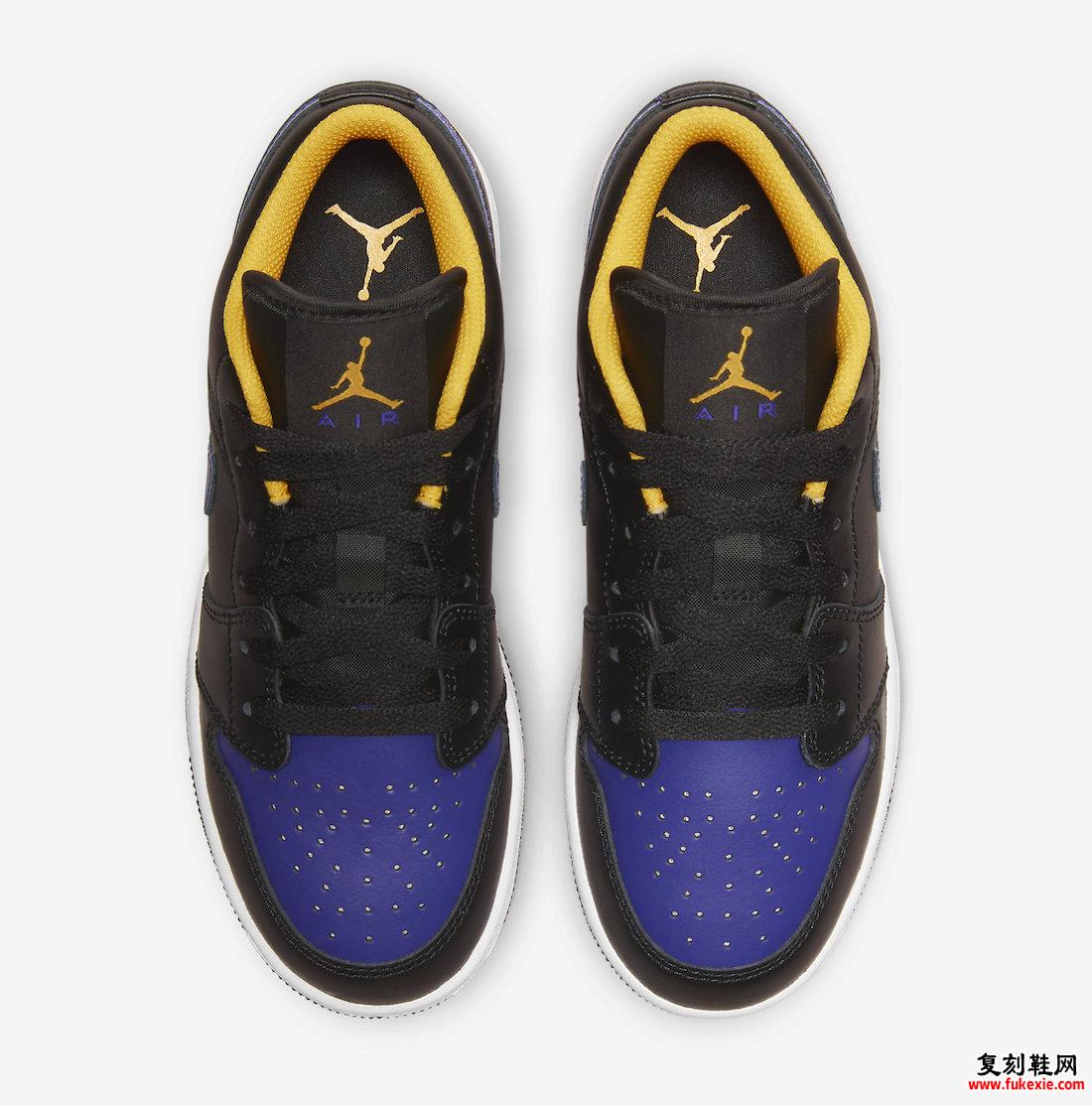 Air Jordan 1 Low Lakers 553560-075 发布日期