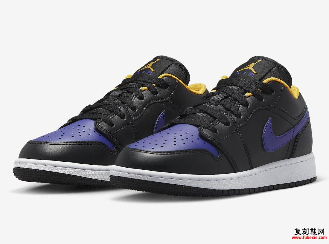 Air Jordan 1 Low Lakers 553560-075 发布日期