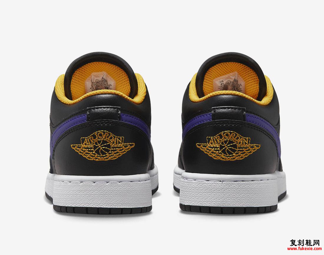 Air Jordan 1 Low Lakers 553560-075 发布日期