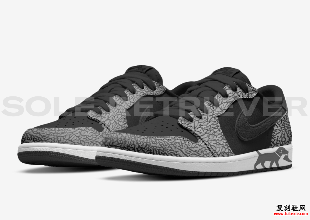 Air Jordan 1 Low OG Black Elephant CZ0790-001 发布日期