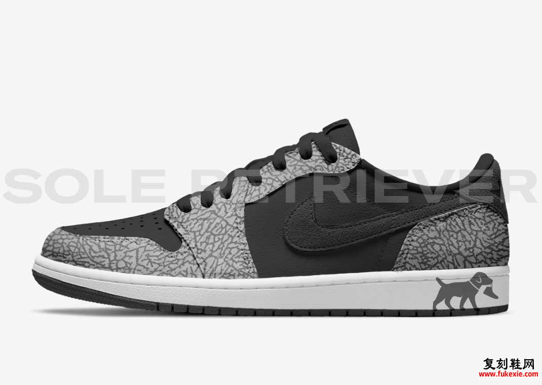 Air Jordan 1 Low OG Black Elephant CZ0790-001 发布日期