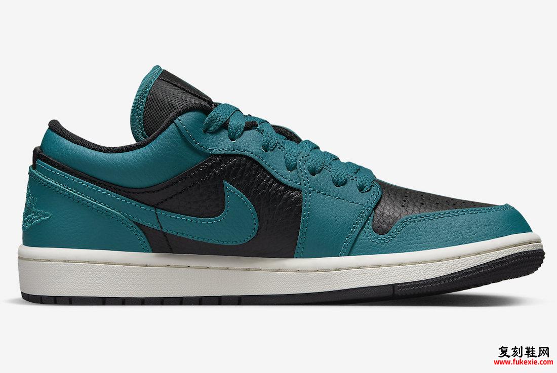 Air Jordan 1 Low Split Bright Spruce Black DR0502-300 发布日期