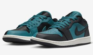 Air Jordan 1 Low Split Bright Spruce Black DR0502-300 发布日期