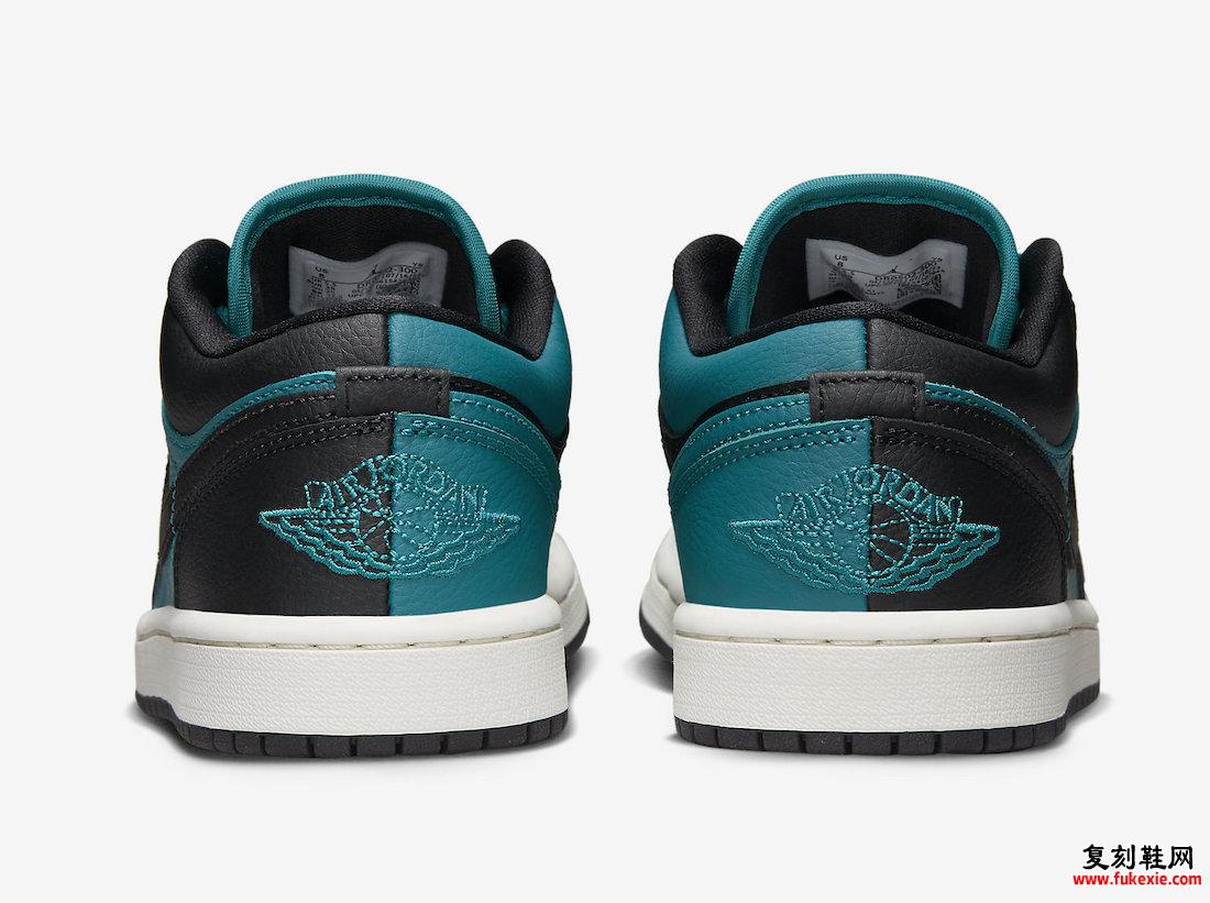 Air Jordan 1 Low Split Bright Spruce Black DR0502-300 发布日期