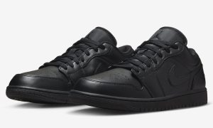 Air Jordan 1 Low Triple Black 553558-093 发布日期