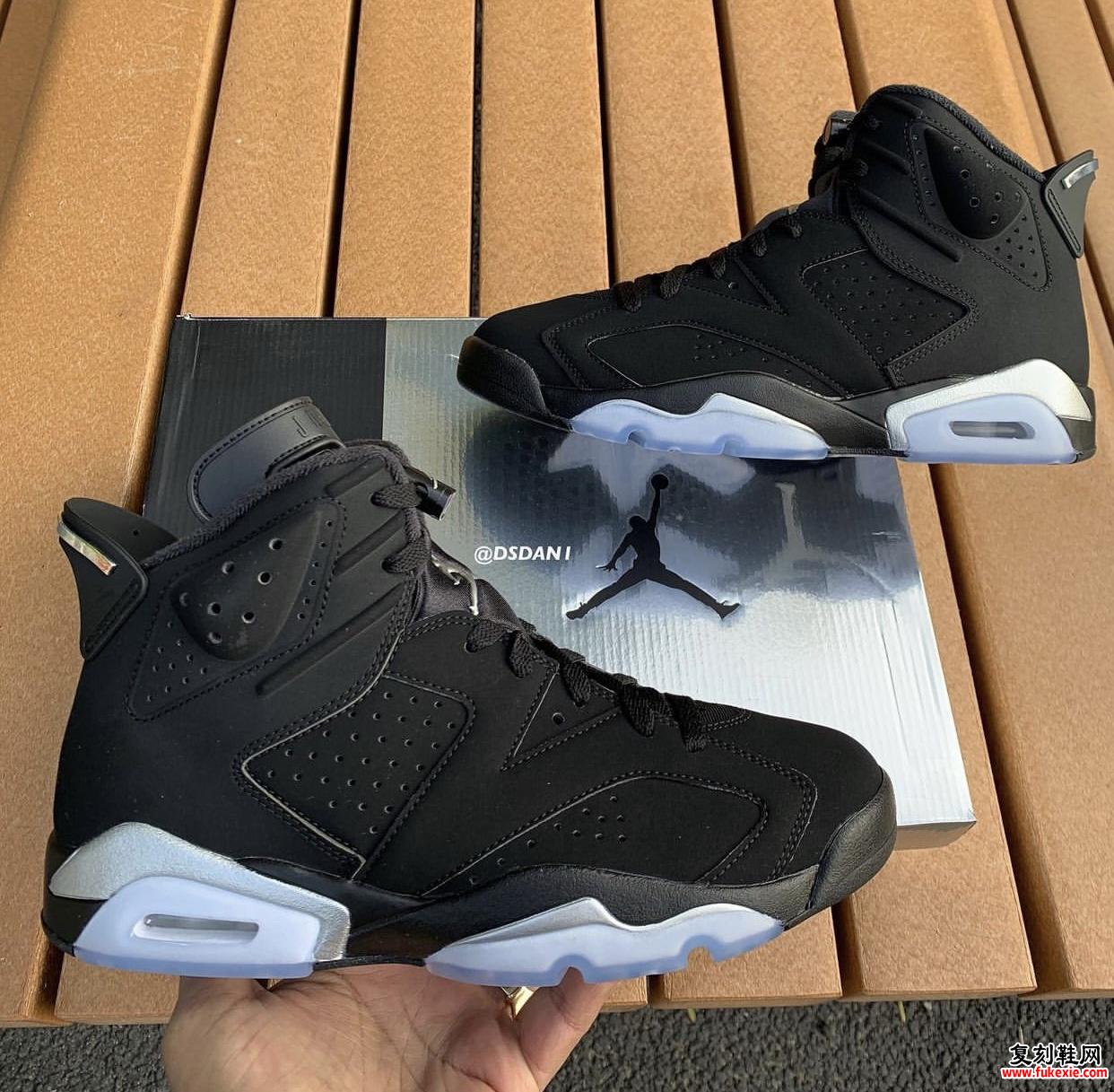 Air Jordan 6 Black Metallic Silver Chrome DX2836-001 发布日期